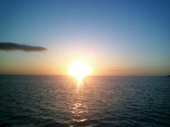 Solnedgang over Øresund