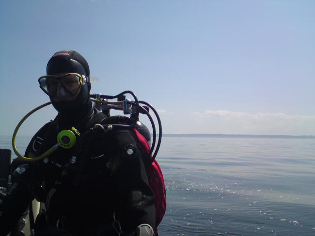 Bornholm i baggrunden