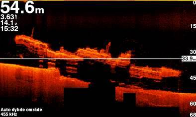 Man kan godt få en fornemmelse af vraget uden at gå i vandet