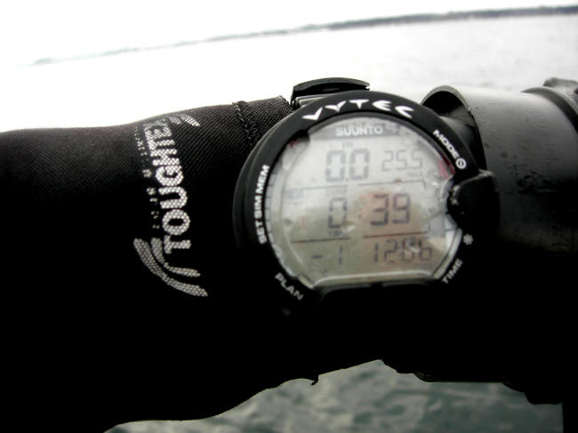 Minus 1 grad!