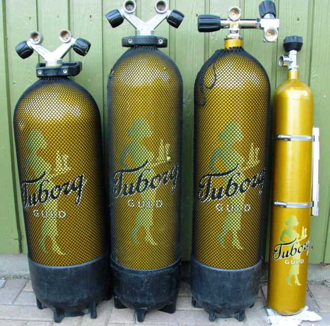 Guldtuborg flasker