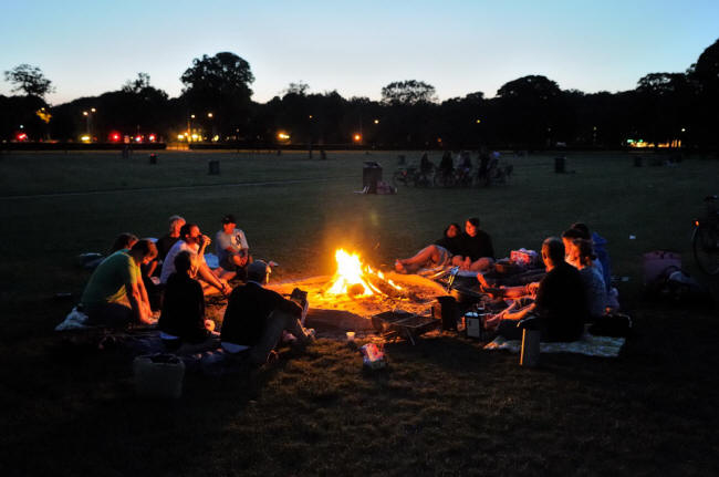 Hygge ved b�let