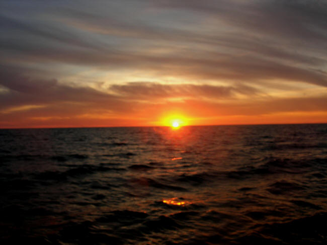 Solnedgang