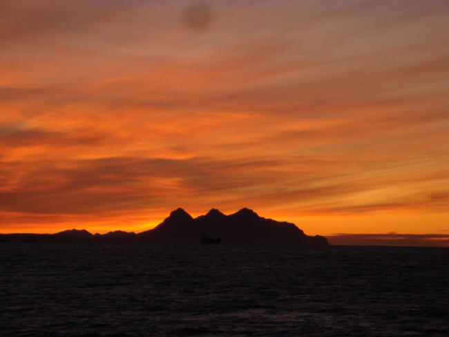 Solnedgang