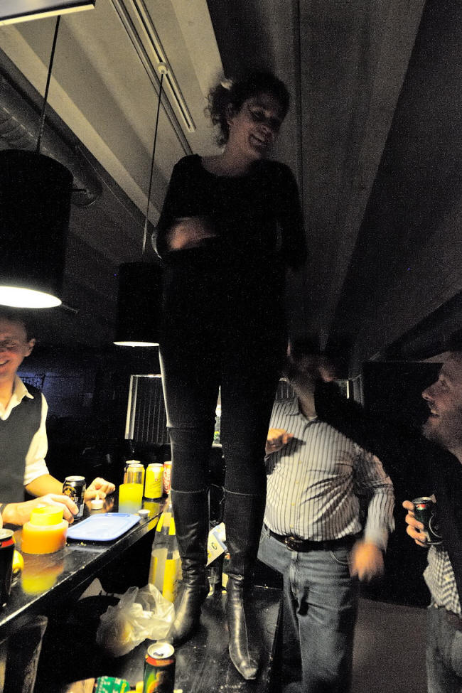 G�s p� bordet til natmaden