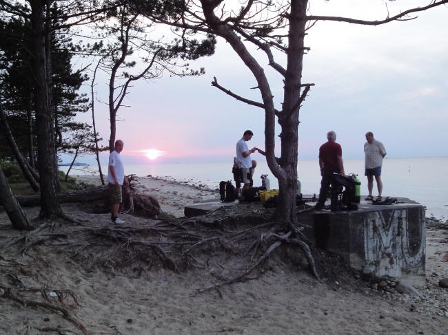 Klassisk solnedgang ved Hornb�k