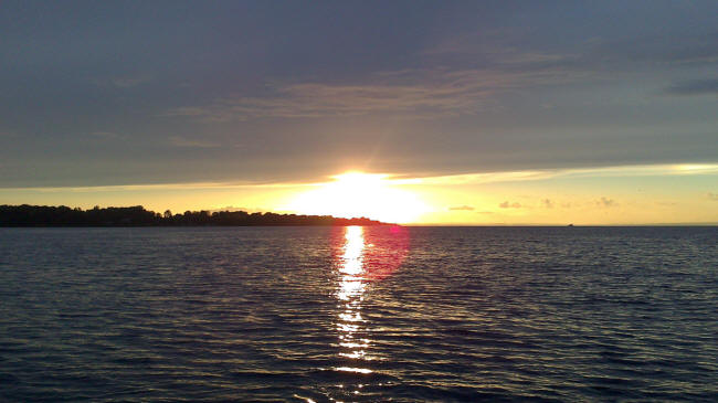 Solnedgang